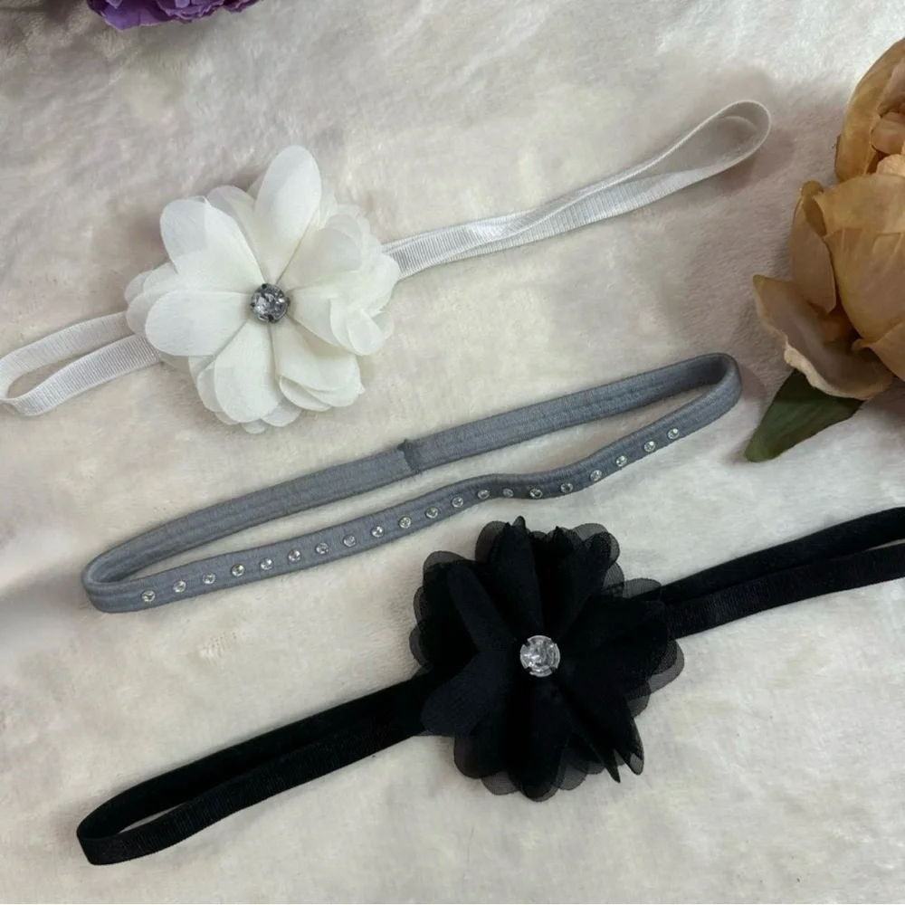 Assorted Flower Hair Accessories - Bundle of 4